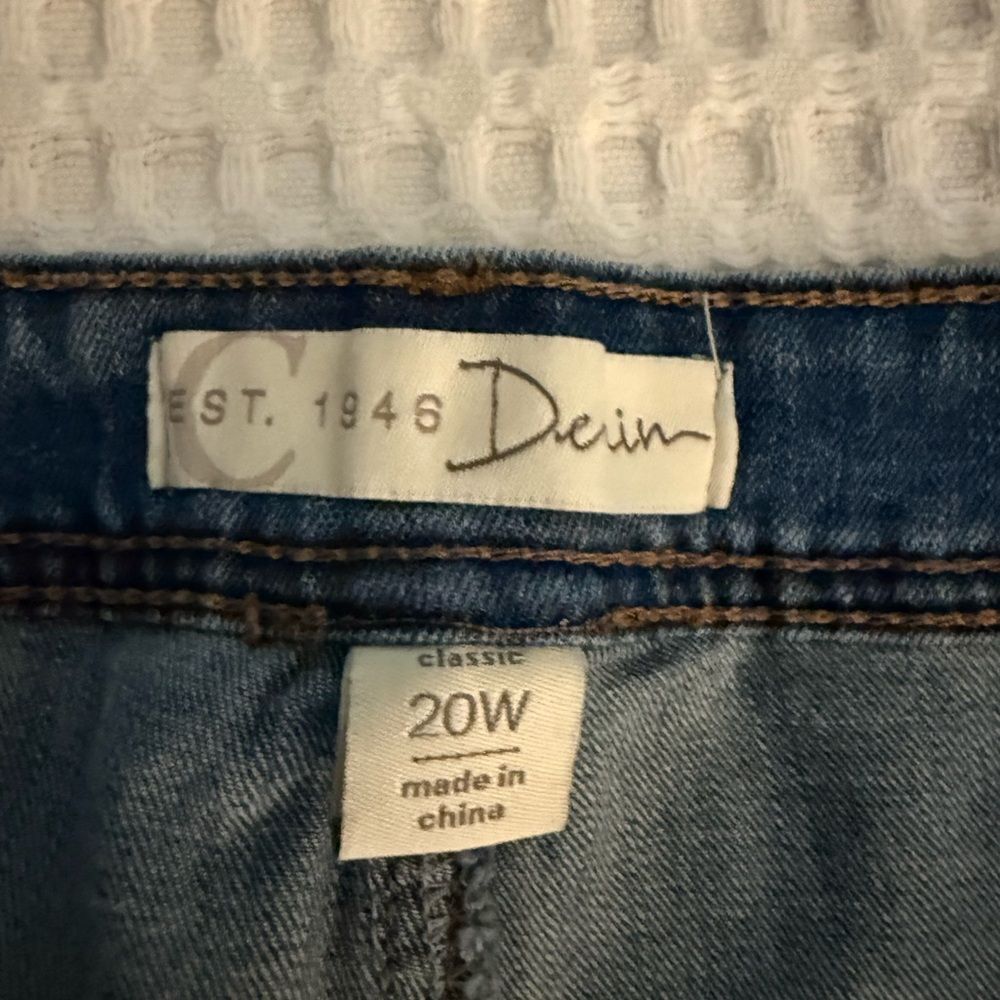 C EST. 1946 Denim Classic Blue Skinny Jeans for Women - Picture 2 of 6